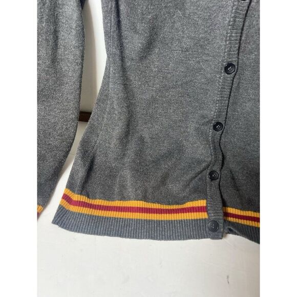 Harry Potter Womens S Gryffindor House Button Front Cardigan Knit Sweater.   Mm - Picture 2 of 5